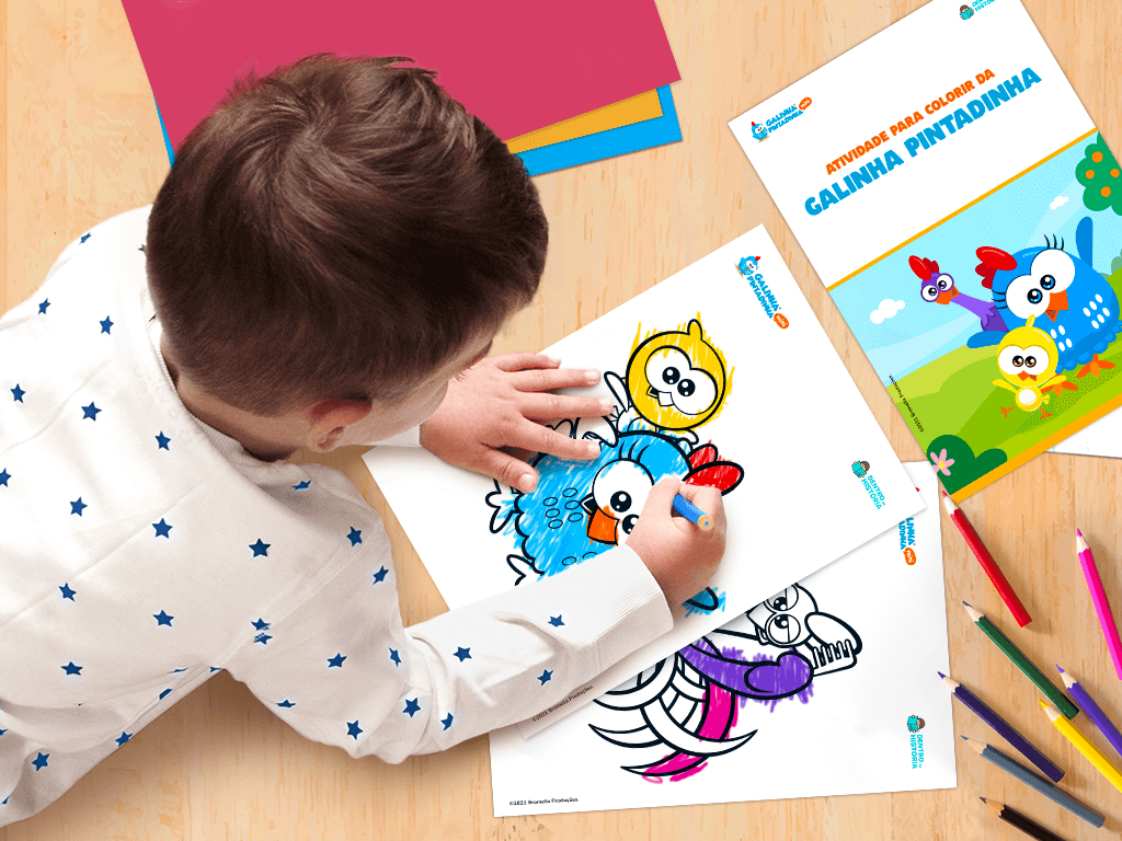 Desenhos para colorir - Site Oficial da Galinha Pintadinha